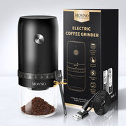 MOVNO Electric Burr Coffee Grinder Portable for Outdoors